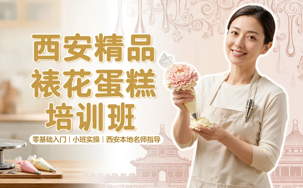 西安精品裱花蛋糕培训班