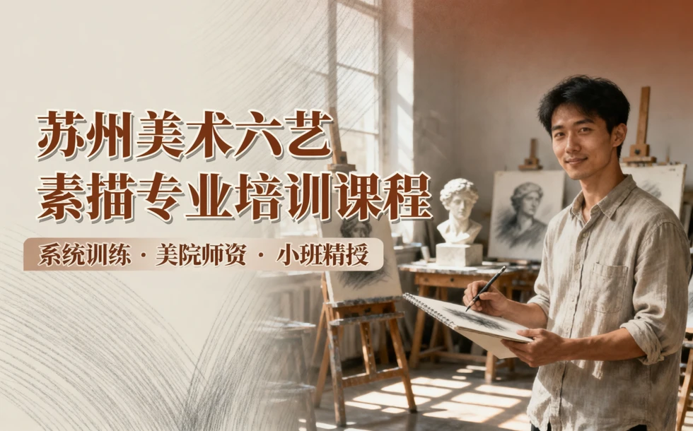 苏州美术六艺素描专业培训课程