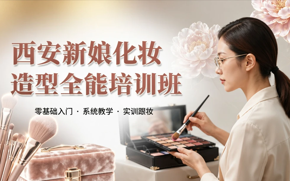 西安新娘化妆造型全能培训班
