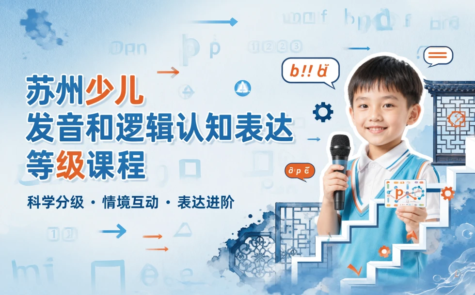 苏州少儿发音和逻辑认知表达等级课程
