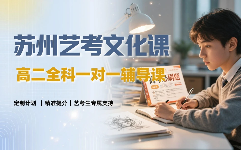 苏州艺考文化课高二全科一对一辅导课