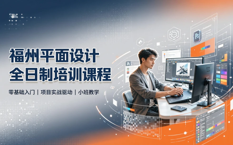 福州平面设计全日制培训课程