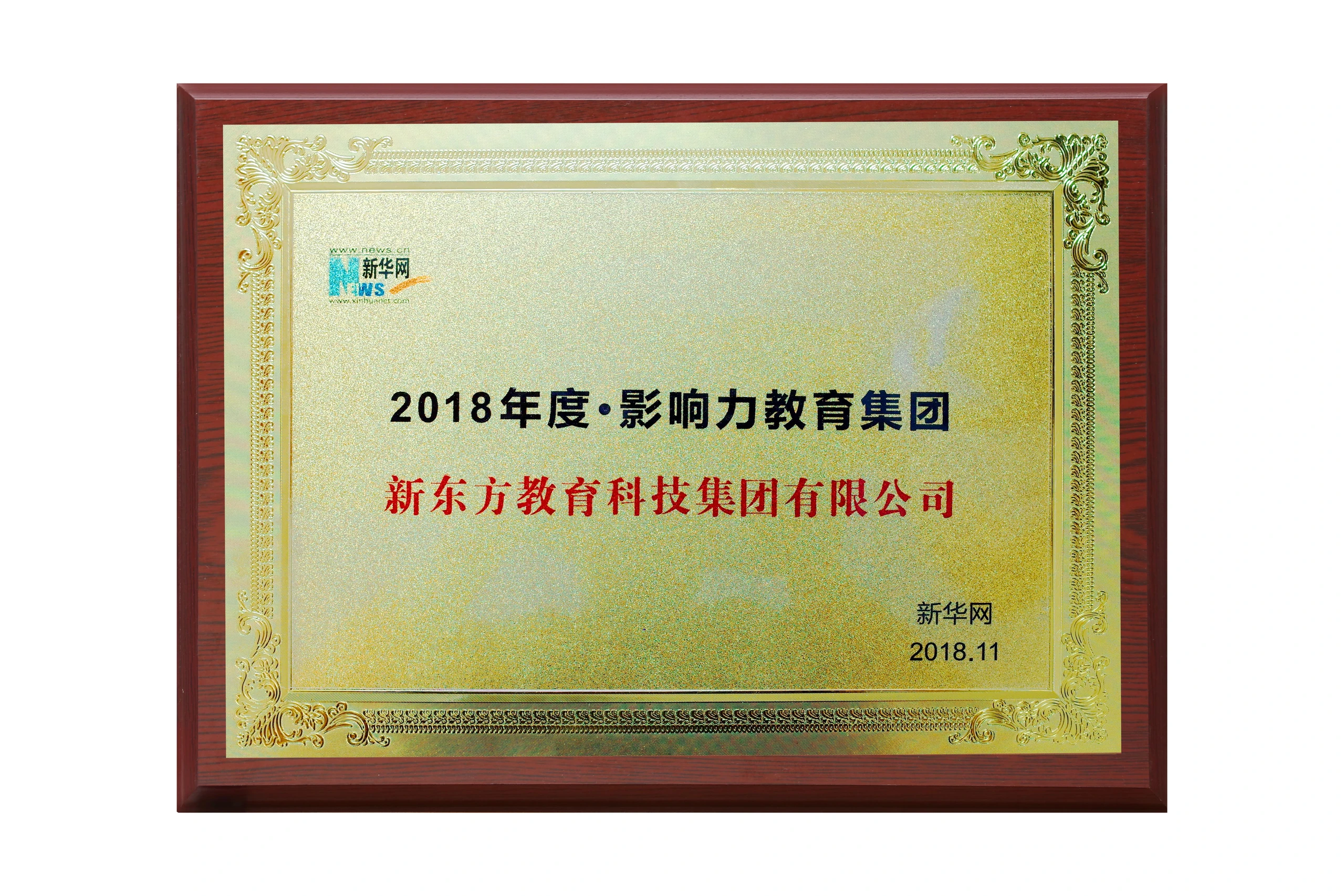 2018年度影响力教育集团