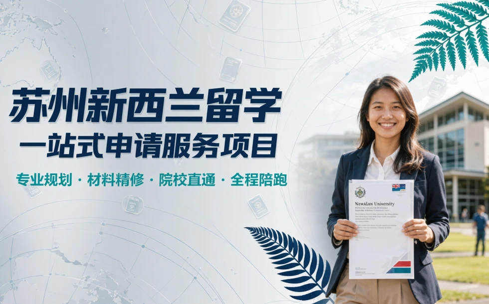 苏州新西兰留学一站式申请服务项目