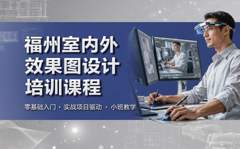 福州室内外效果图设计培训课程
