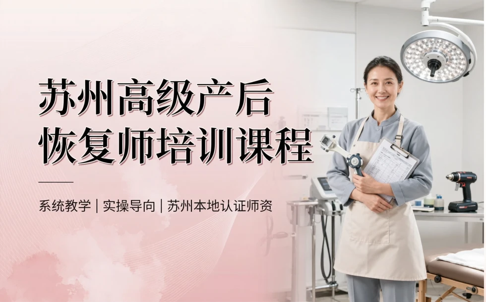 苏州高级产后恢复师培训课程