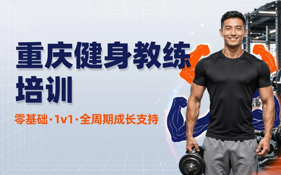 重庆零基础健身教练一对一定制培训课程