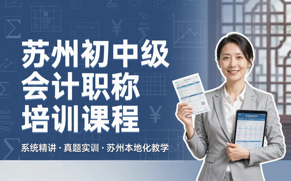 苏州初中级会计职称培训课程