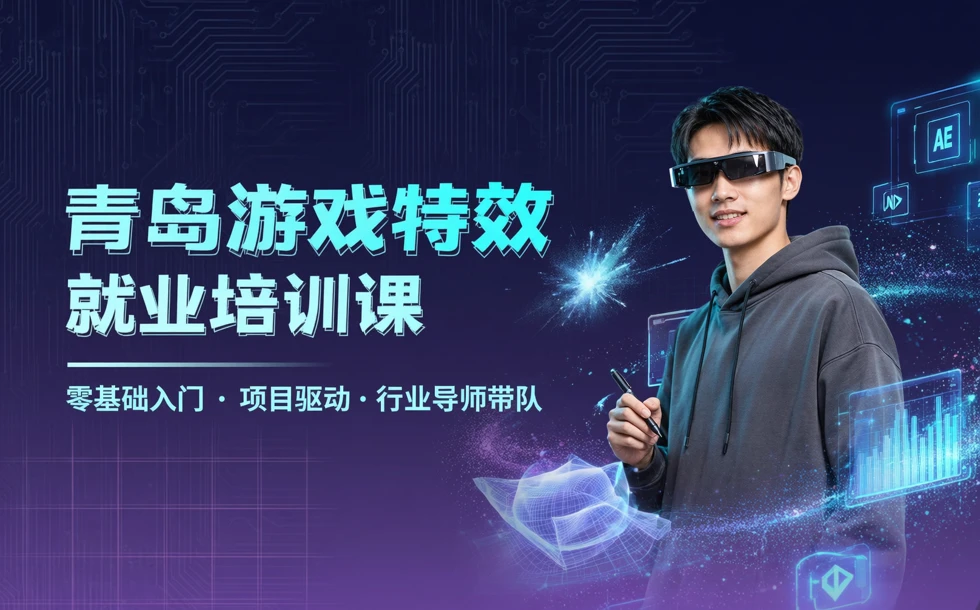青岛游戏特效就业培训课
