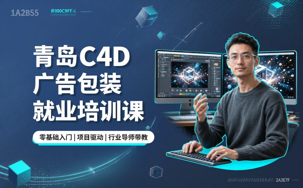 青岛C4D广告包装就业培训课