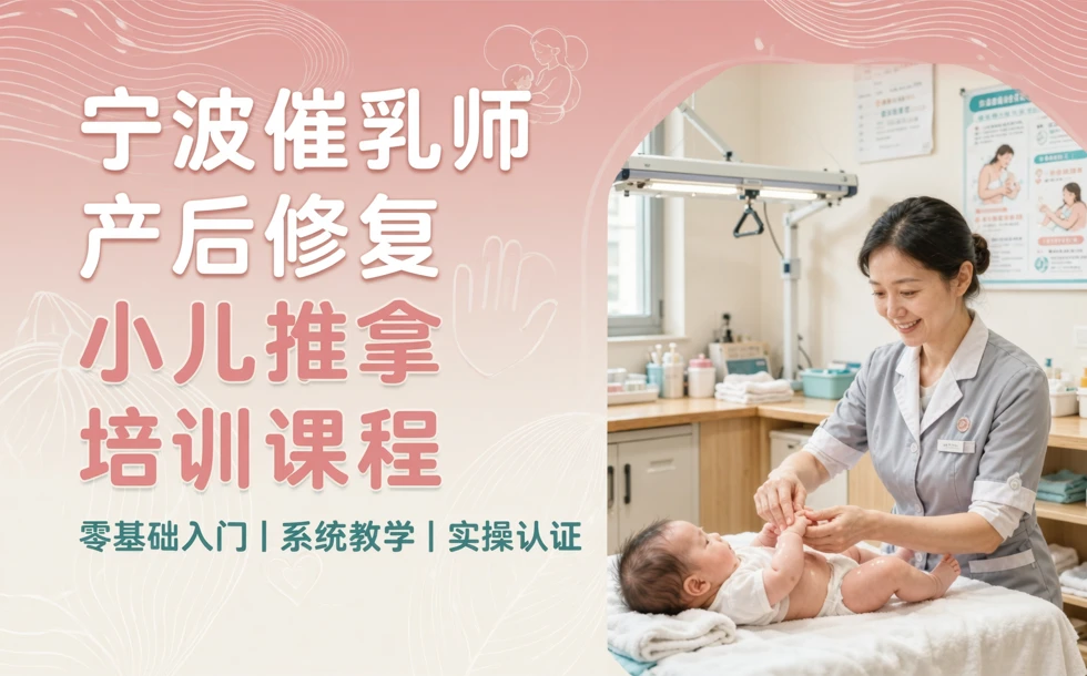 宁波催乳师产后修复小儿推拿培训课程
