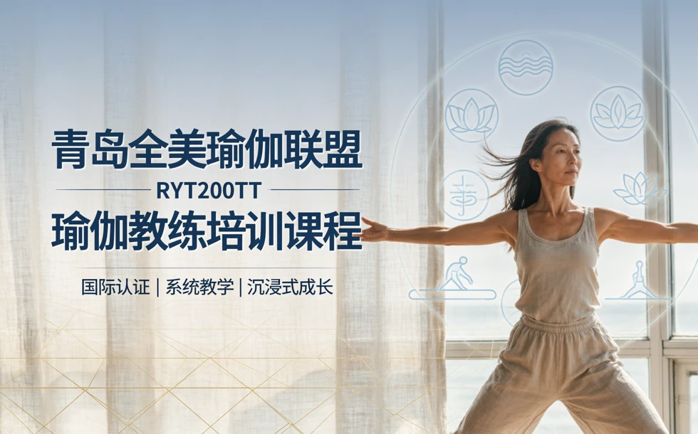 青岛全美瑜伽联盟ryt200tt瑜伽教练培训课程