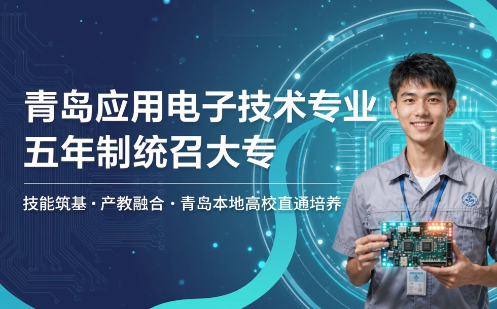 青岛应用电子技术专业五年制统召大专招生简章