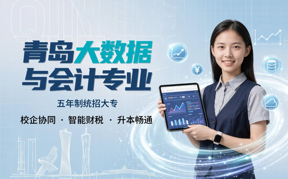 青岛大数据与会计专业五年制统召大专招生简章