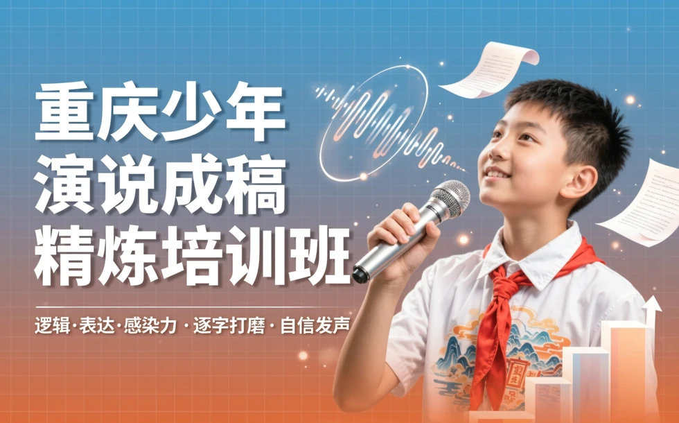 重庆少年演说成稿精炼培训班