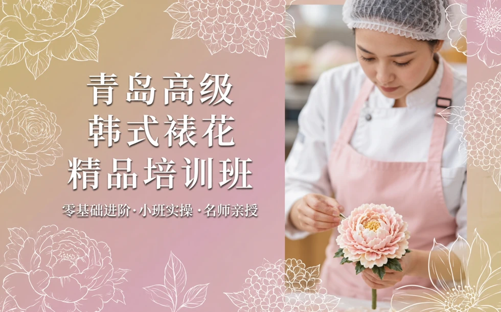 青岛高级韩式裱花精品培训班