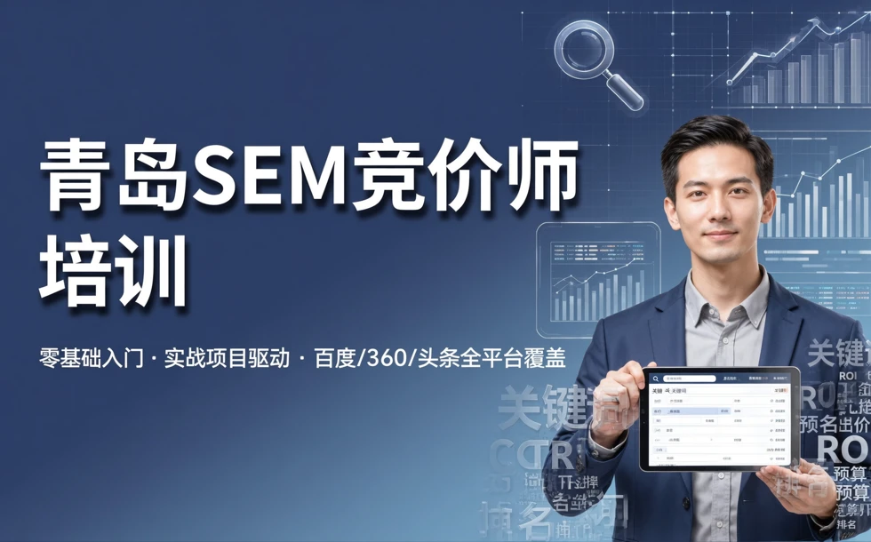 青岛SEM搜索引擎竞价师培训课程