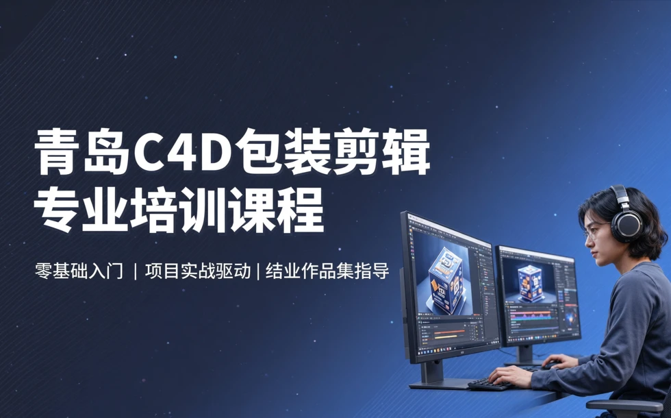 青岛C4D包装剪辑专业培训课程