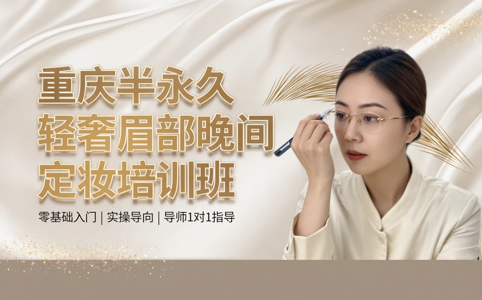 重庆半永久轻奢眉部定妆培训班