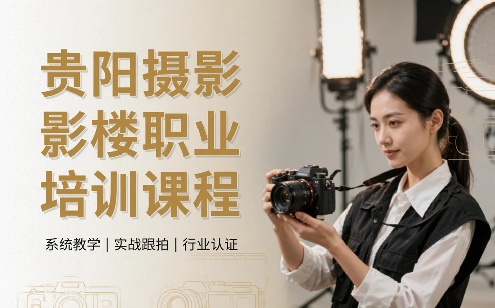 贵阳摄影影楼职业培训课程