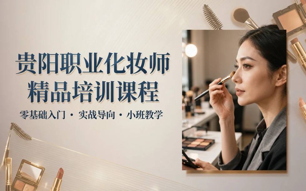 贵阳职业化妆师精品培训课程