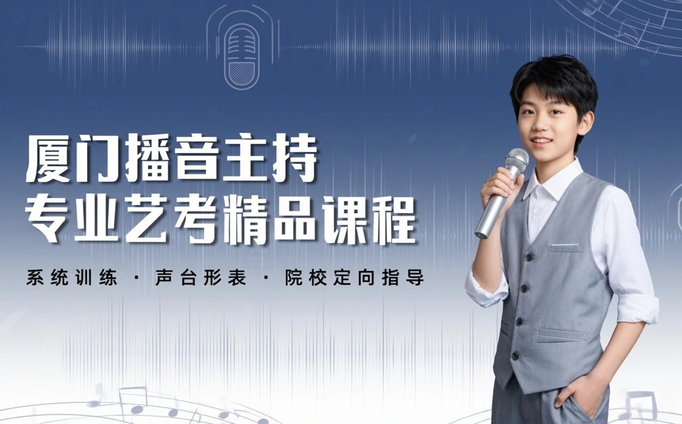 厦门播音主持专业艺考精品课程