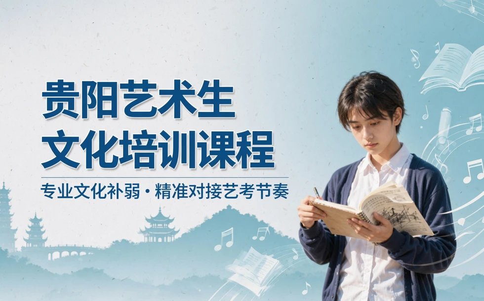 贵阳艺术生文化培训课程