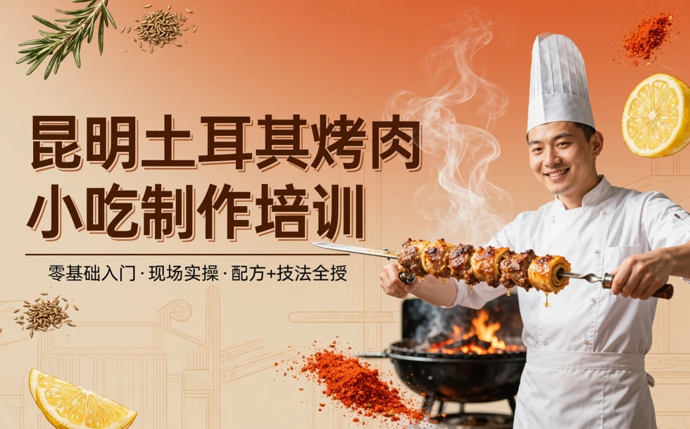 昆明土耳其烤肉小吃制作培训课程