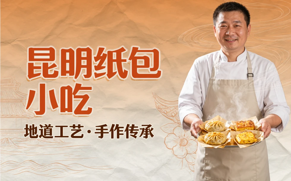 昆明纸包系列小吃培训课程