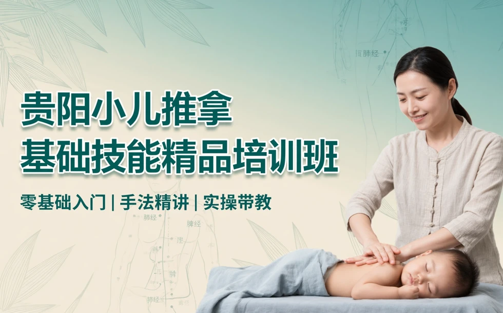 贵阳小儿推拿基础技能精品培训班