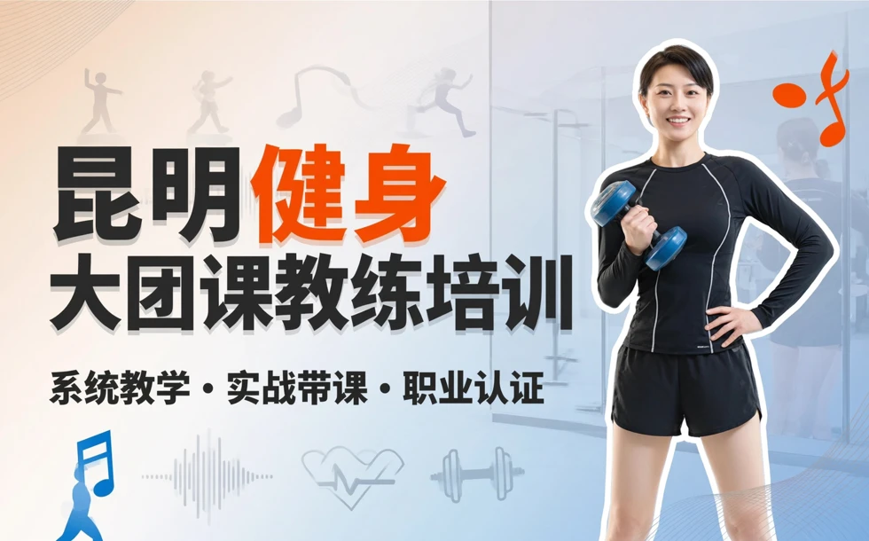 昆明健身大团课教练培训课程
