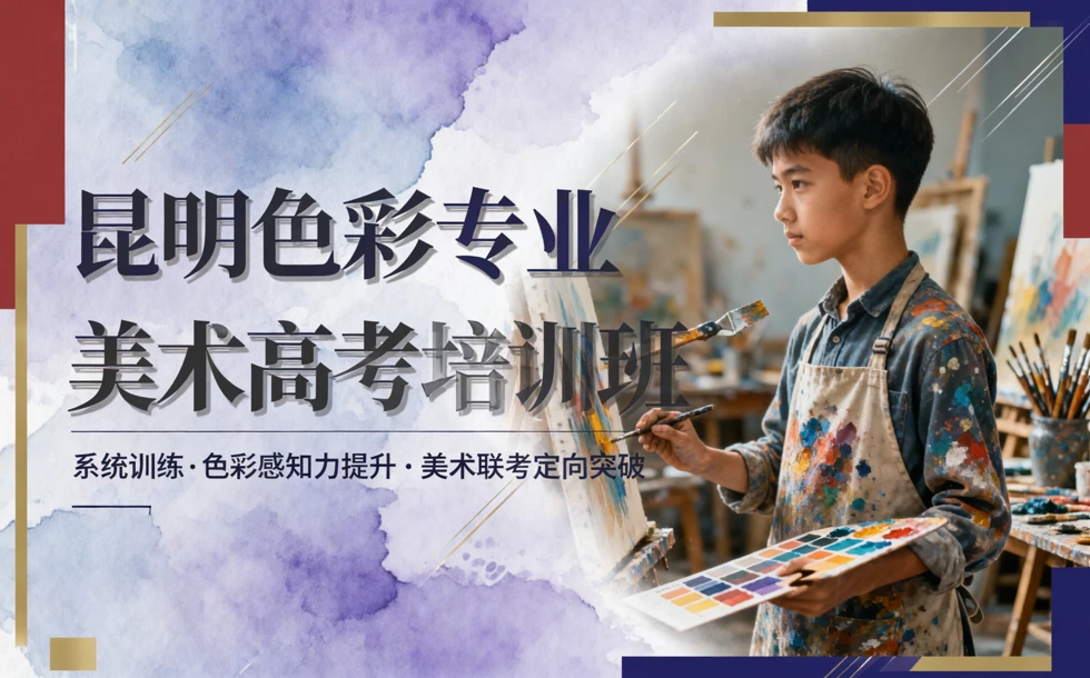 昆明色彩专业美术高考培训班