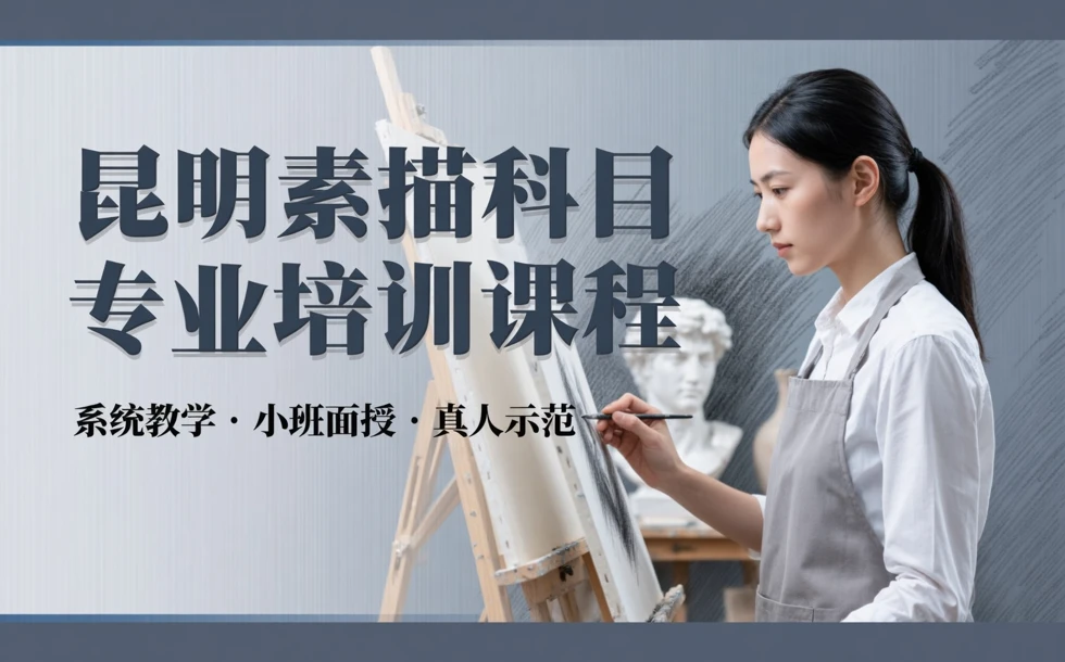 昆明素描科目专业培训课程