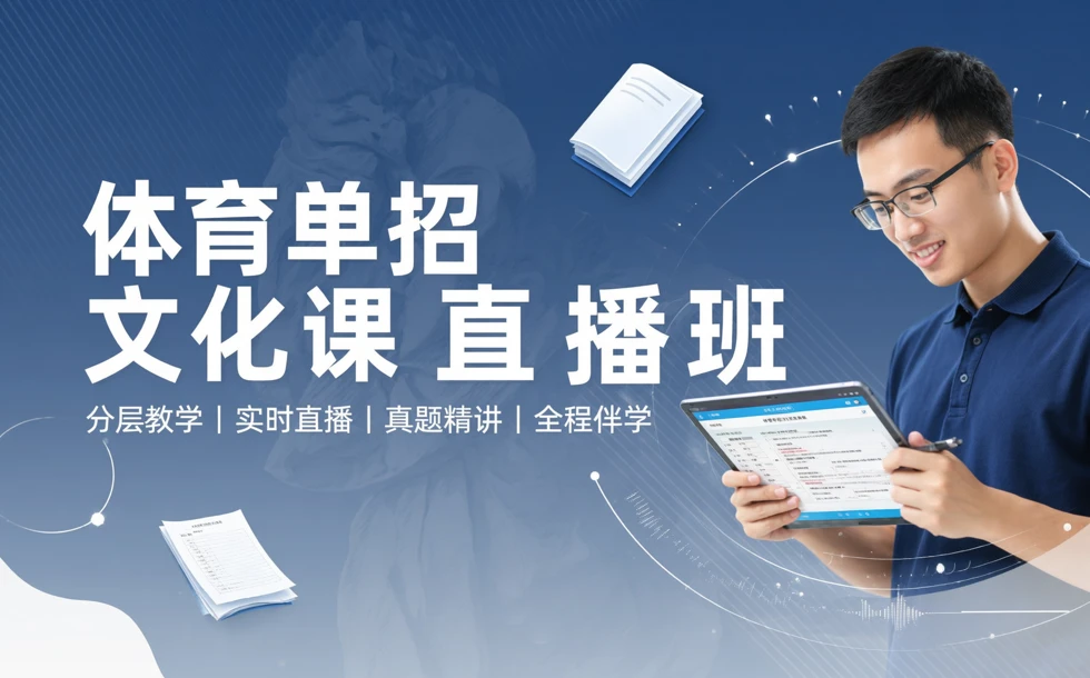 体育单招文化课直播班