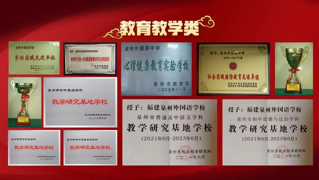 教育教学类荣誉