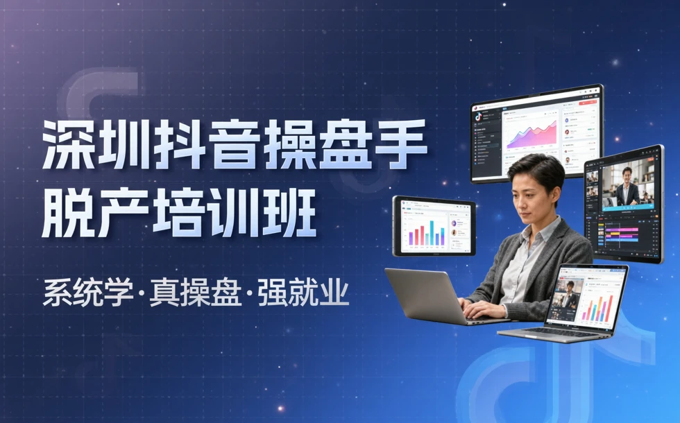 深圳抖音操盘手脱产培训班