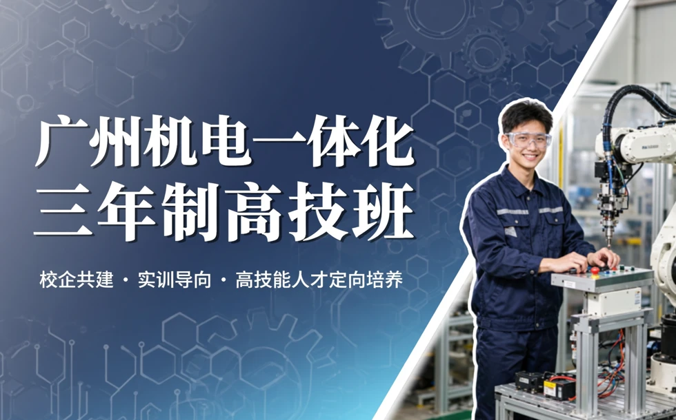 广州机电一体化三年制高技班