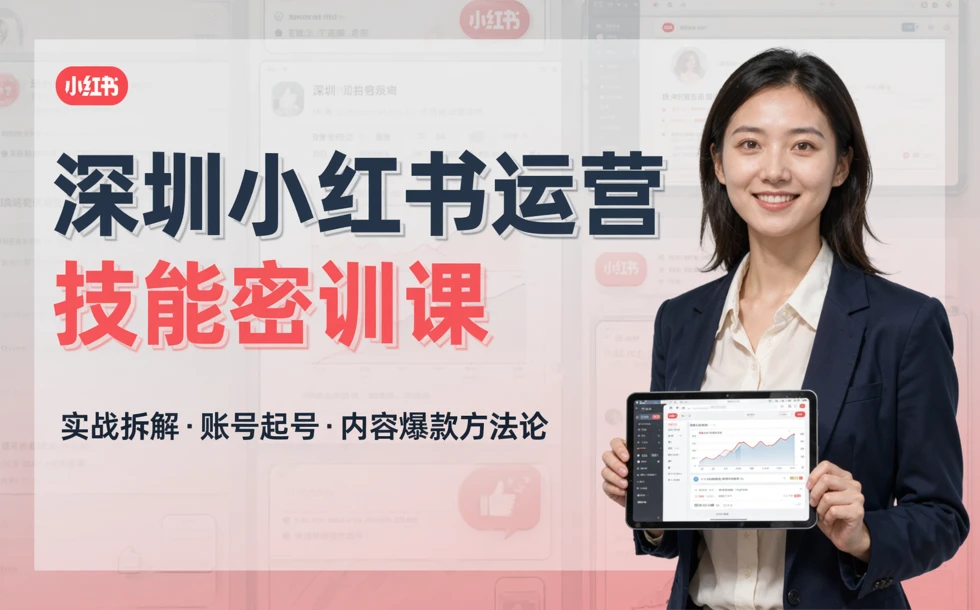 深圳小红书运营技能密训课