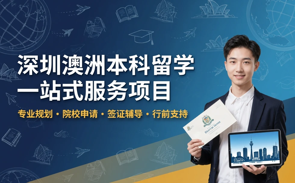 深圳澳洲本科留学一站式服务项目