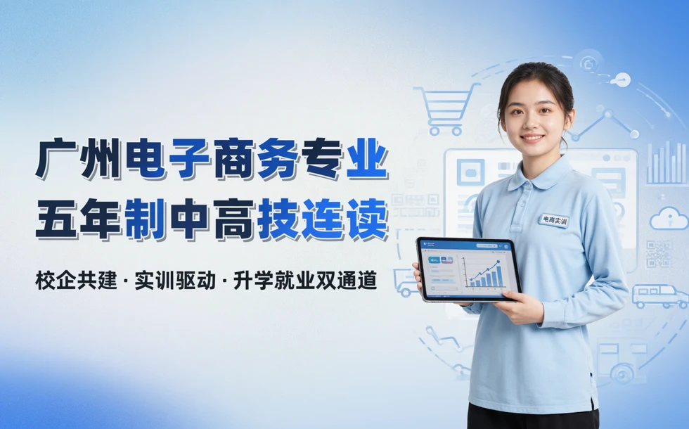 广州电子商务专业五年制中高技连读招生简章