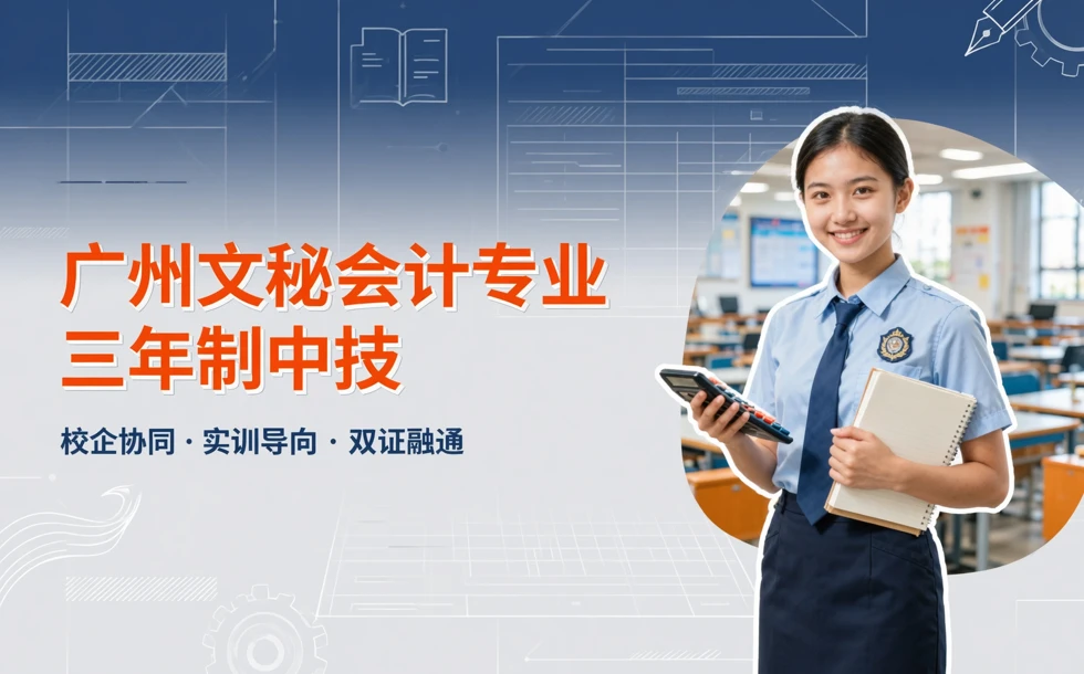 广州文秘会计专业三年制中技招生简章
