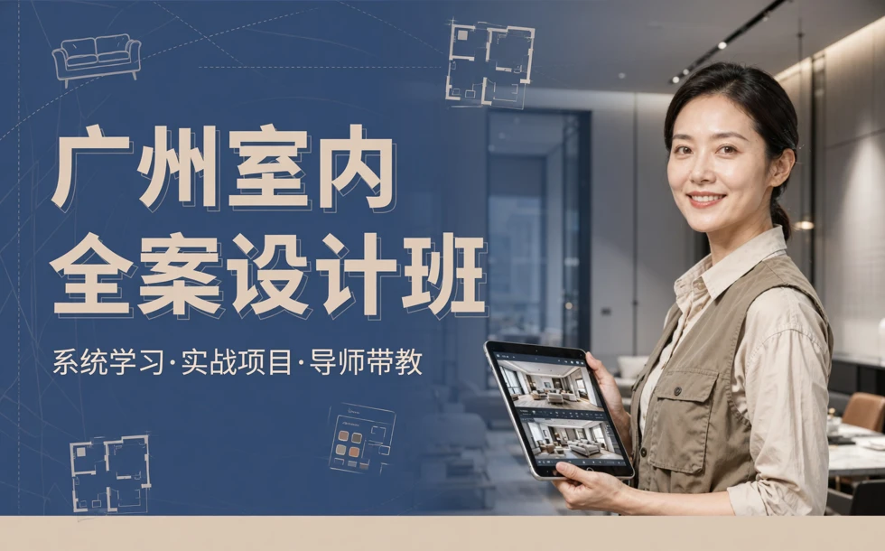 广州室内全案设计班