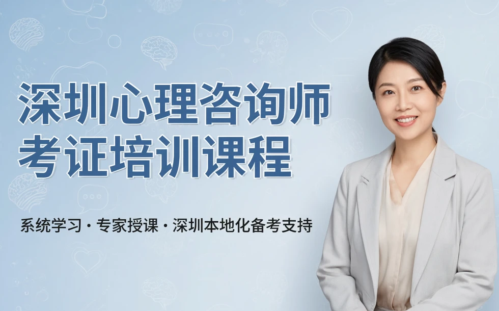深圳心理咨询师考证培训课程