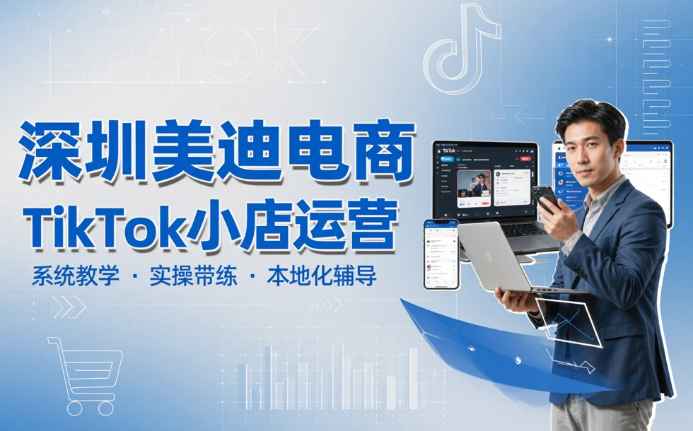 深圳美迪电商TikTok 小店运营辅导班