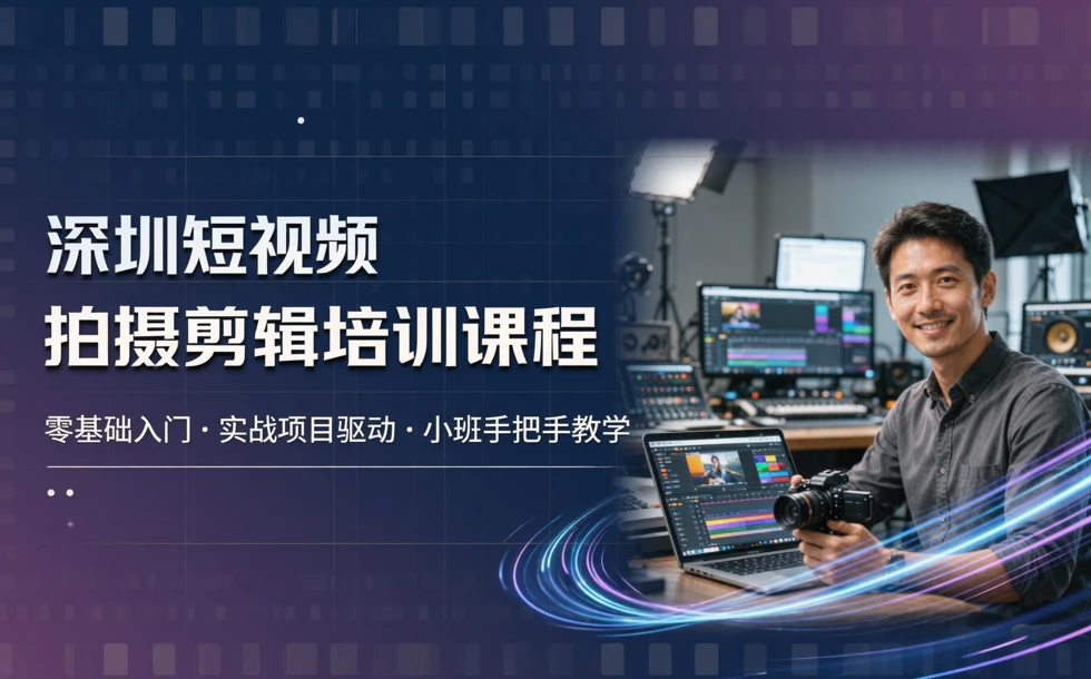 深圳短视频拍摄剪辑培训课程