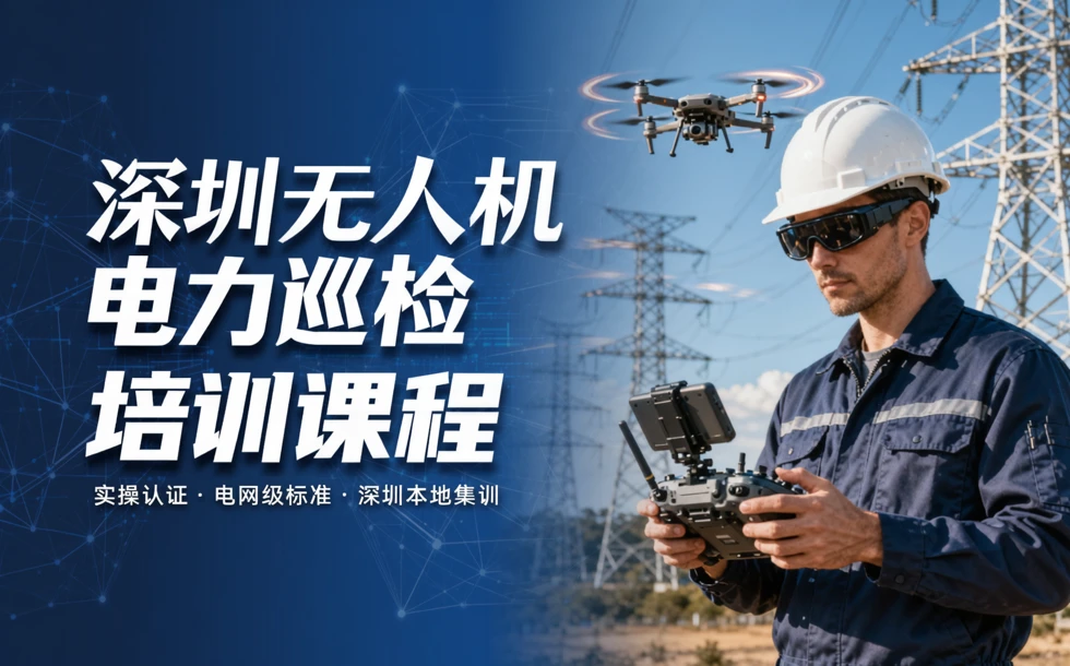 深圳无人机电力巡检培训课程