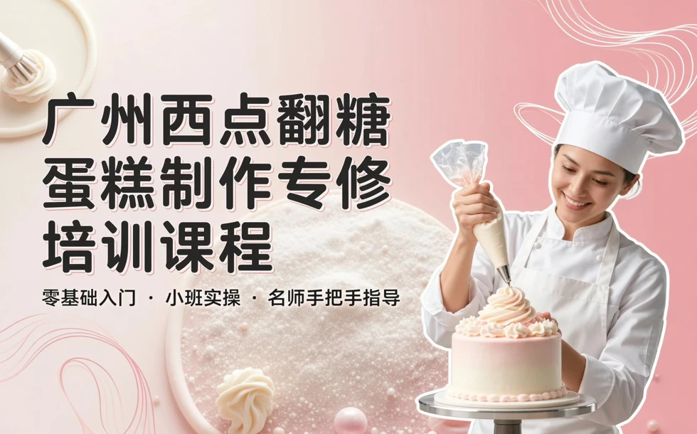 广州西点翻糖蛋糕制作专修培训课程