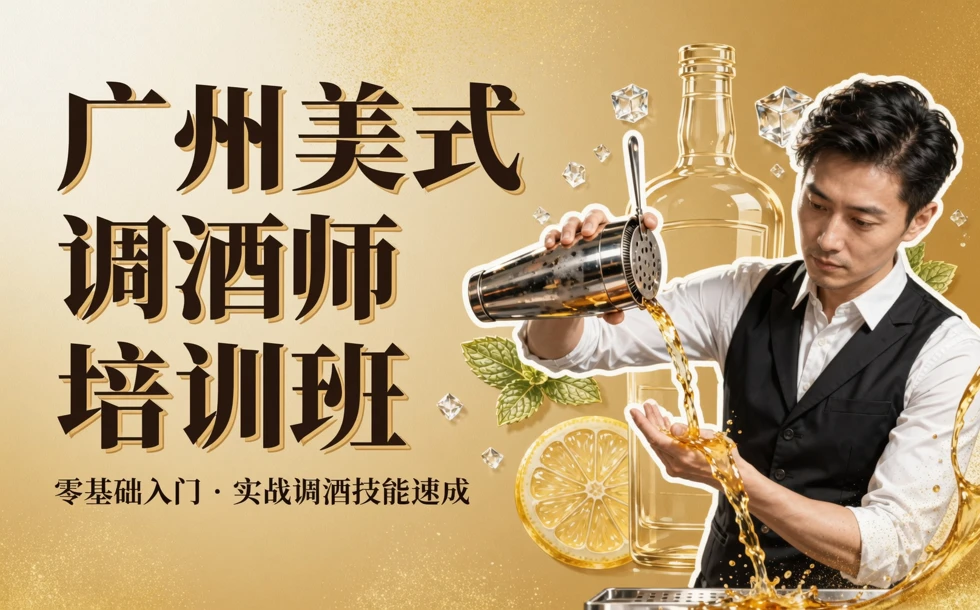 广州美式调酒师培训班