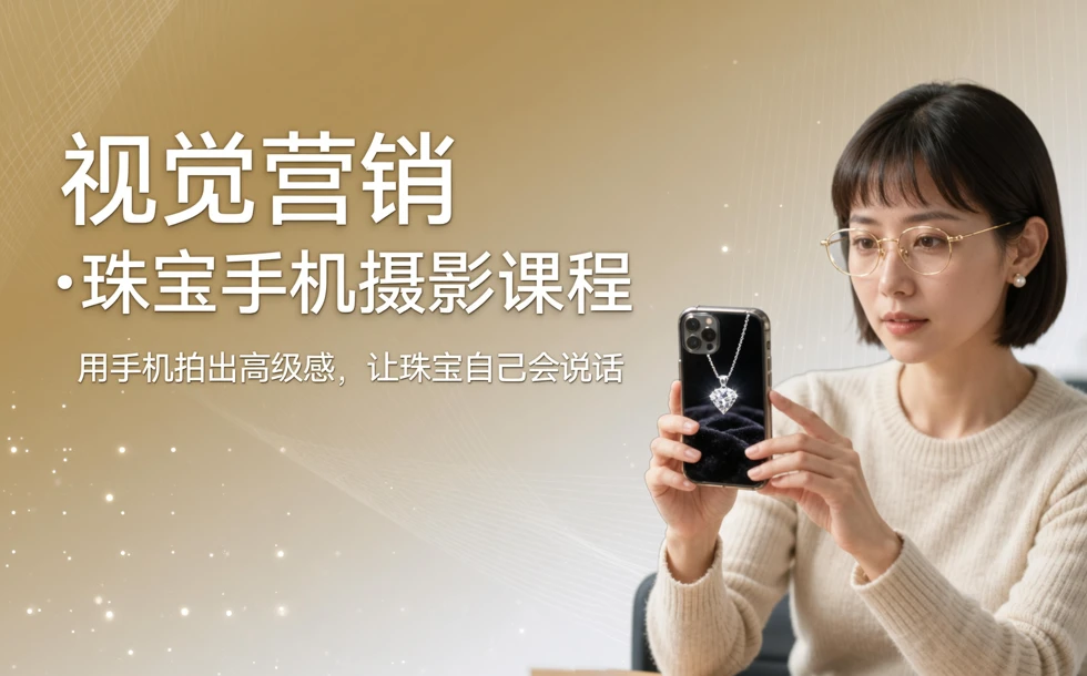 视觉营销·珠宝手机摄影课程