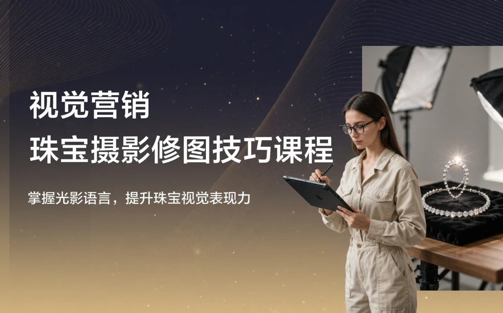 视觉营销·珠宝摄影修图技巧课程